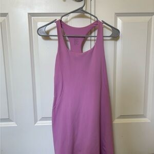 Girlfriend Collective light pink dress